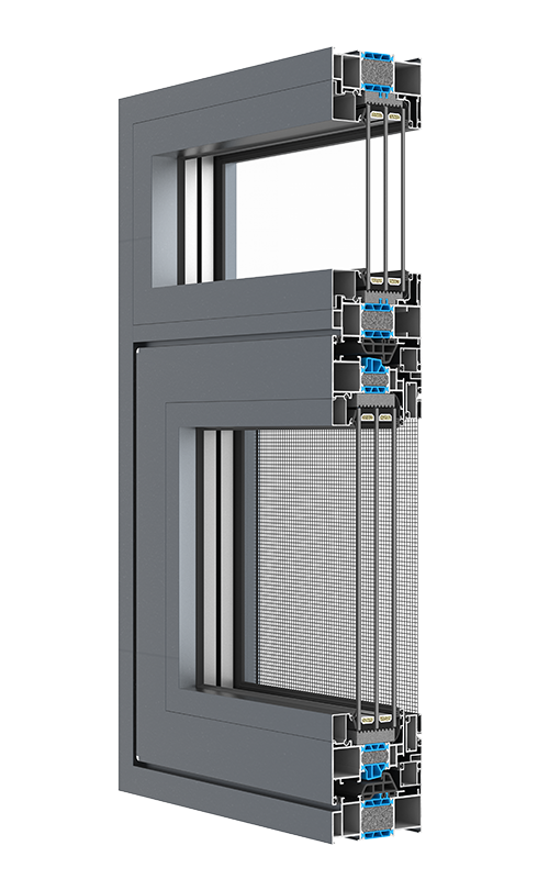 XDS–CHC100窗纱一体双内开